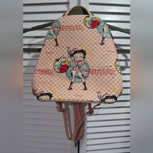 NWT Vintage Betty Boop Checkered Backpack